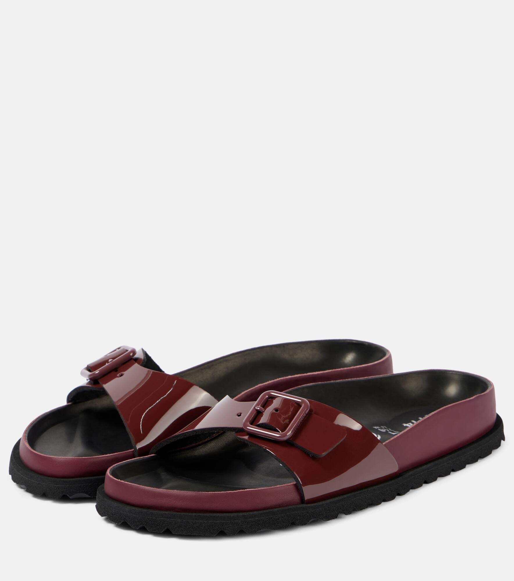 Madrid patent leather slides - 4