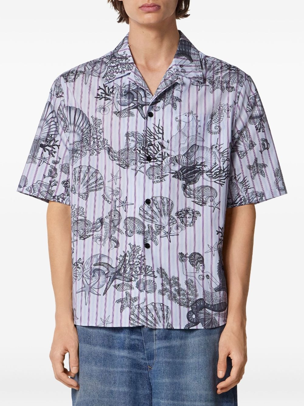 Coral Theatre striped shirt - 3