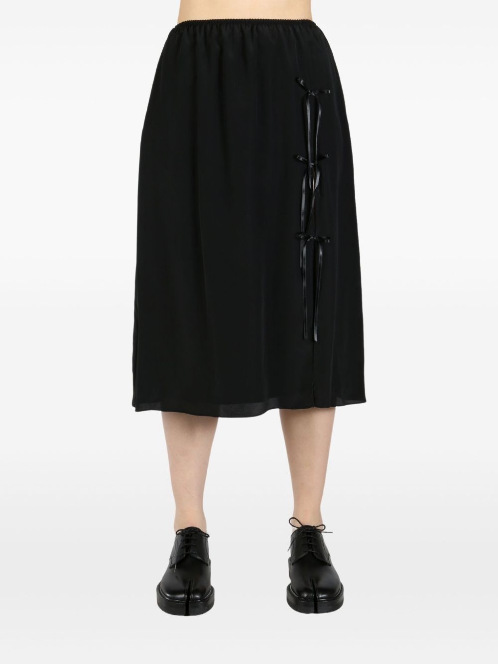 bow-embellished skirt - 2
