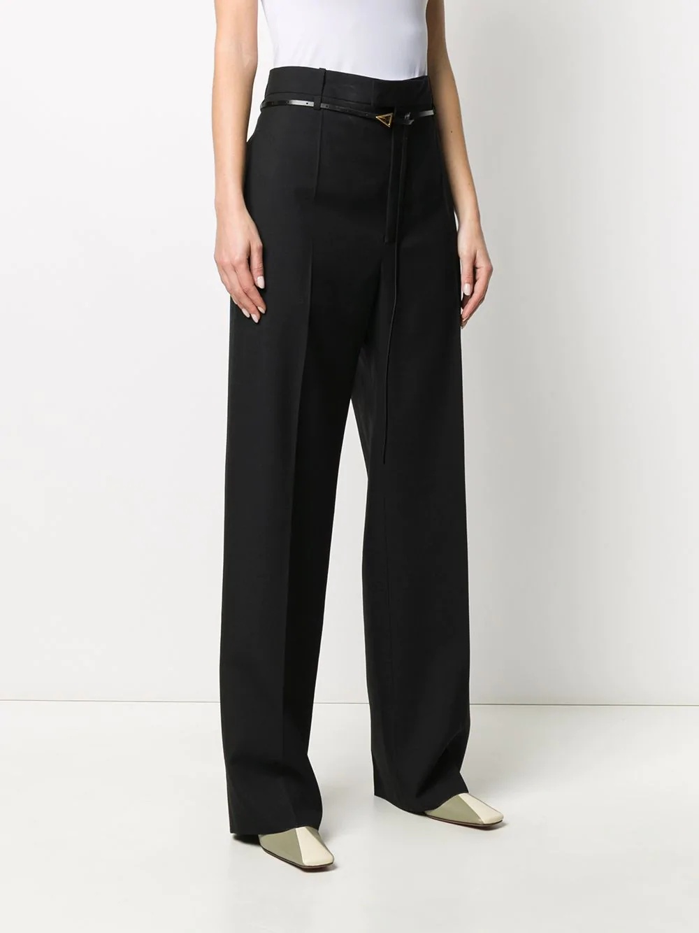 high-waisted wide tailored trousers - 3