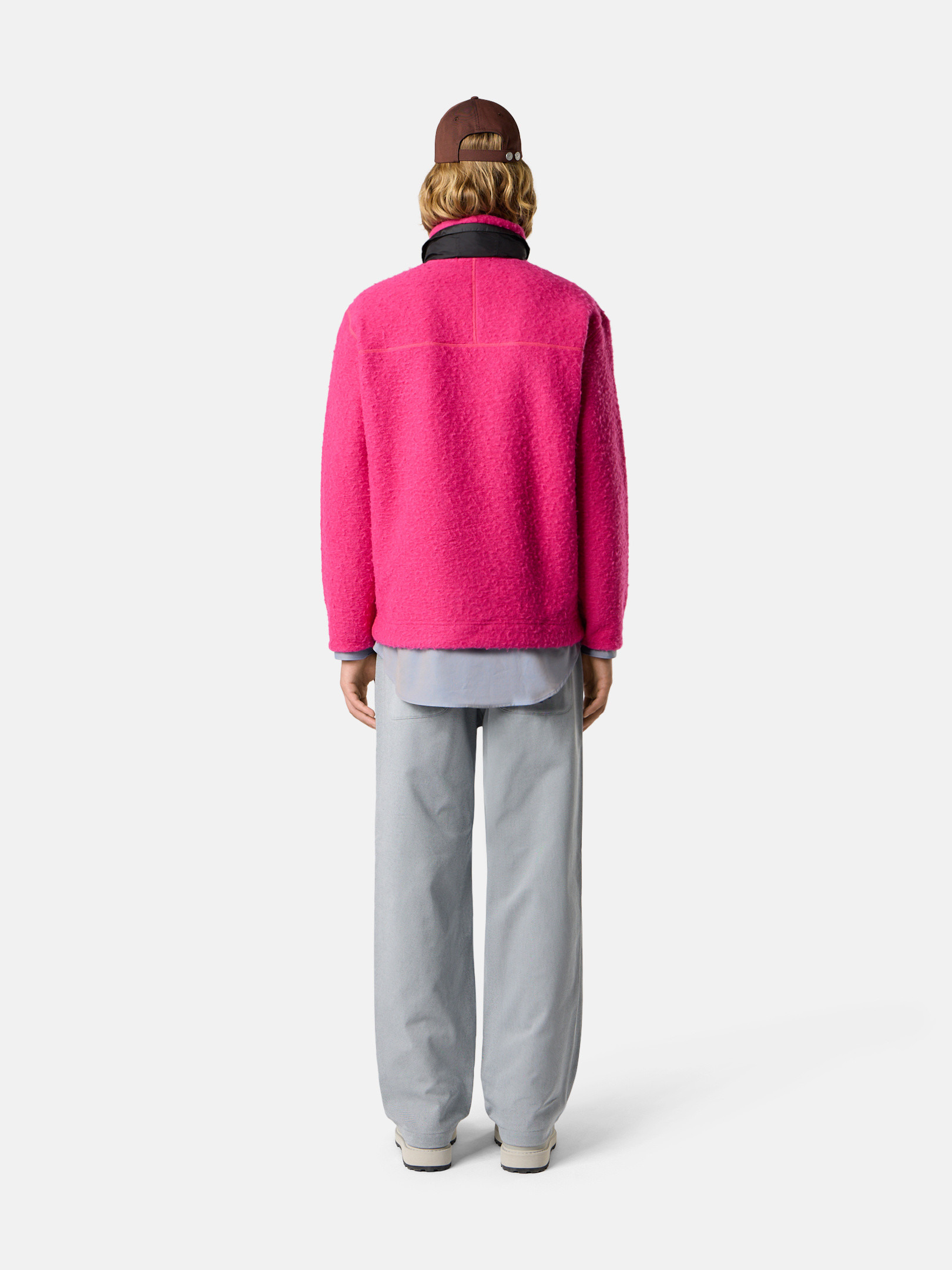 6100025 RATTEEN WOOL POLY FLEECE_STONE ISLAND MARINA - 5