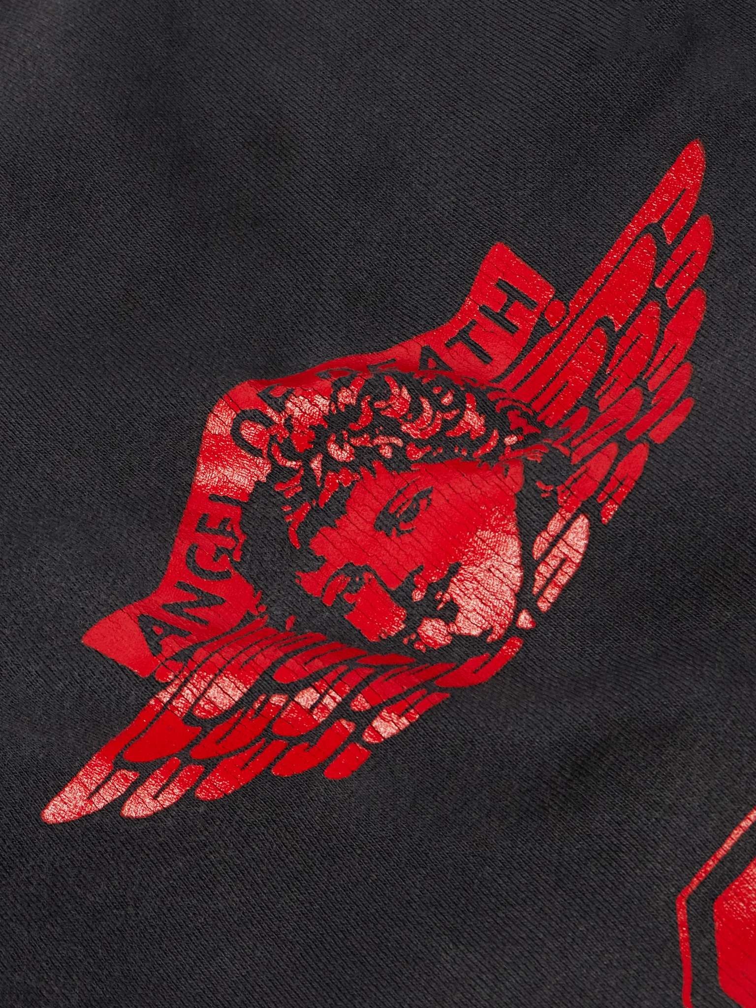 Angel of Death Tapered Logo-Print Cotton-Jersey Sweatpants - 3
