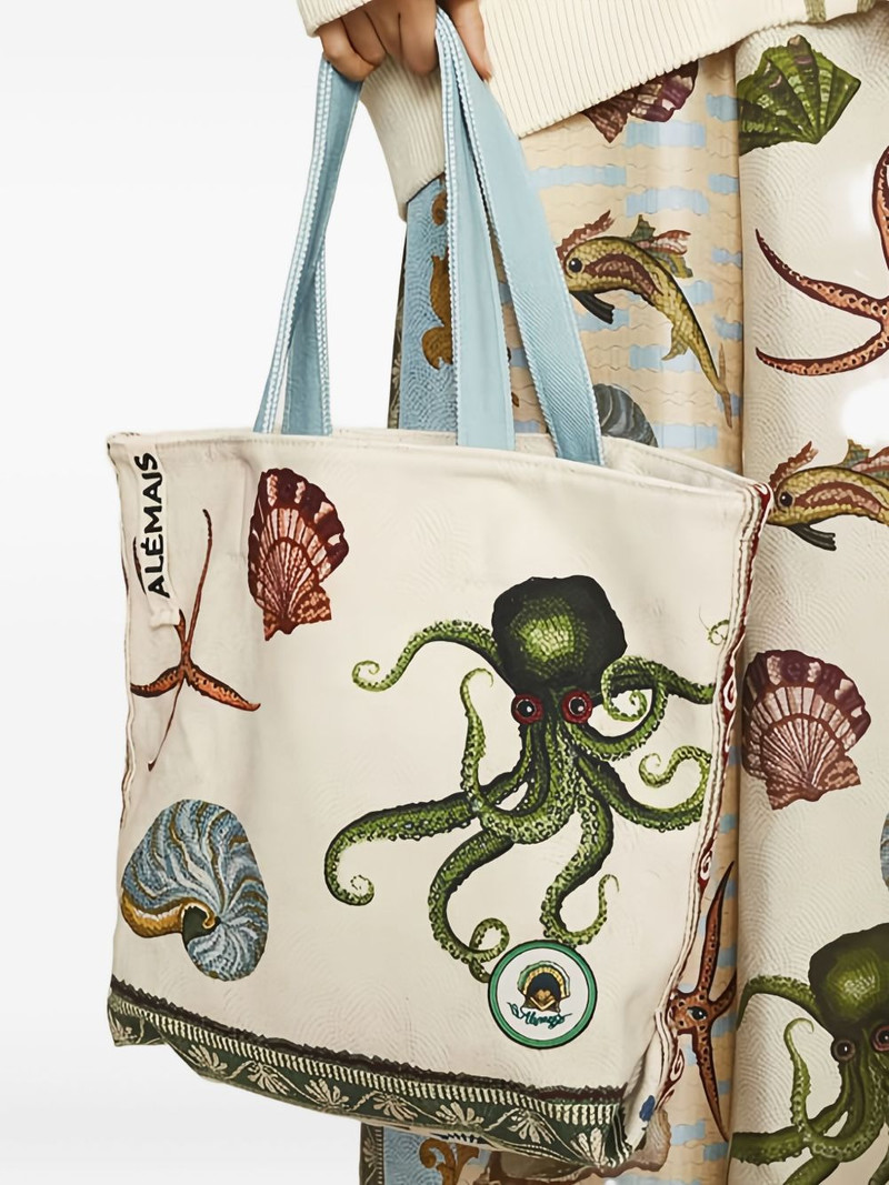 ALÉMAIS graphic-print tote bag outlook