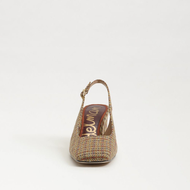 Lucille Block Heel Slingback 3