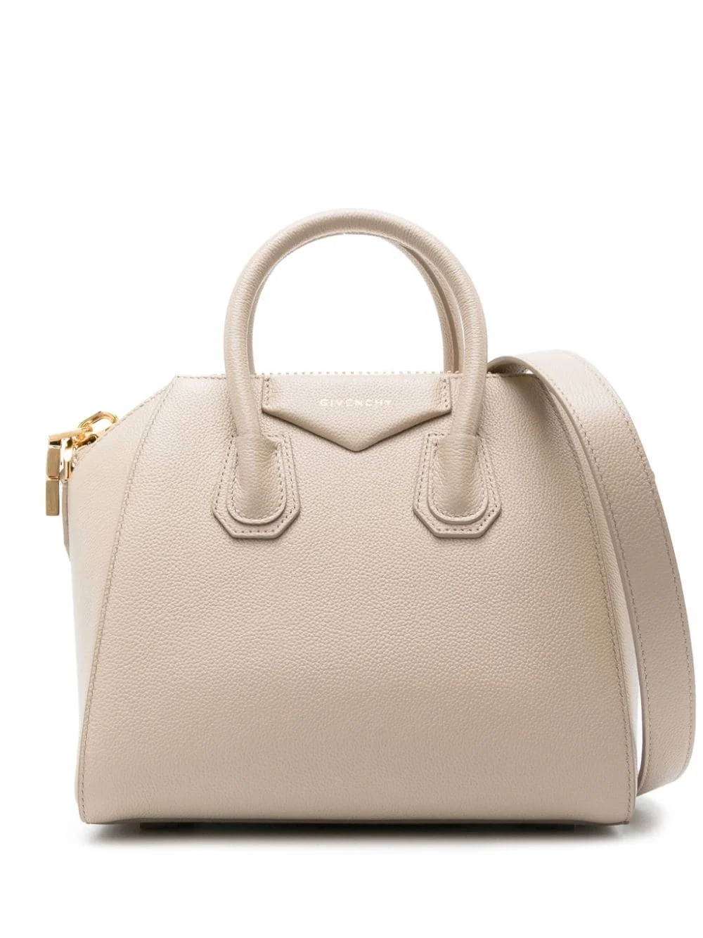 mini Antigona leather tote bag - 1