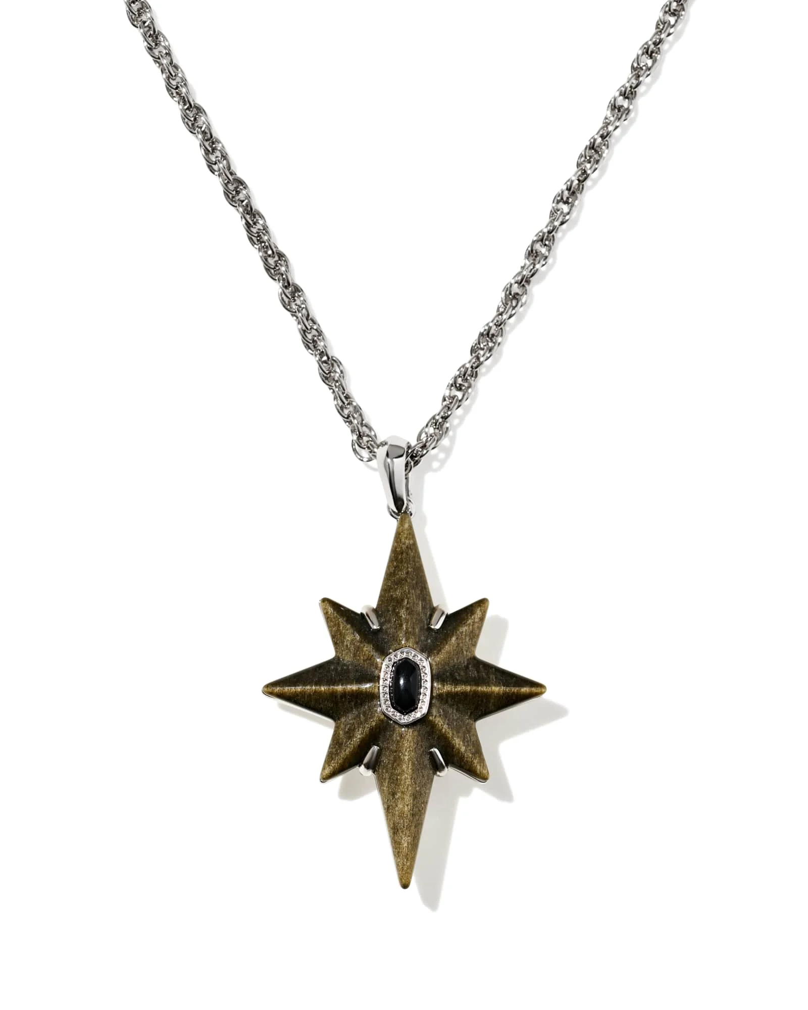 Fate Star Silver Short Pendant Necklace - 1