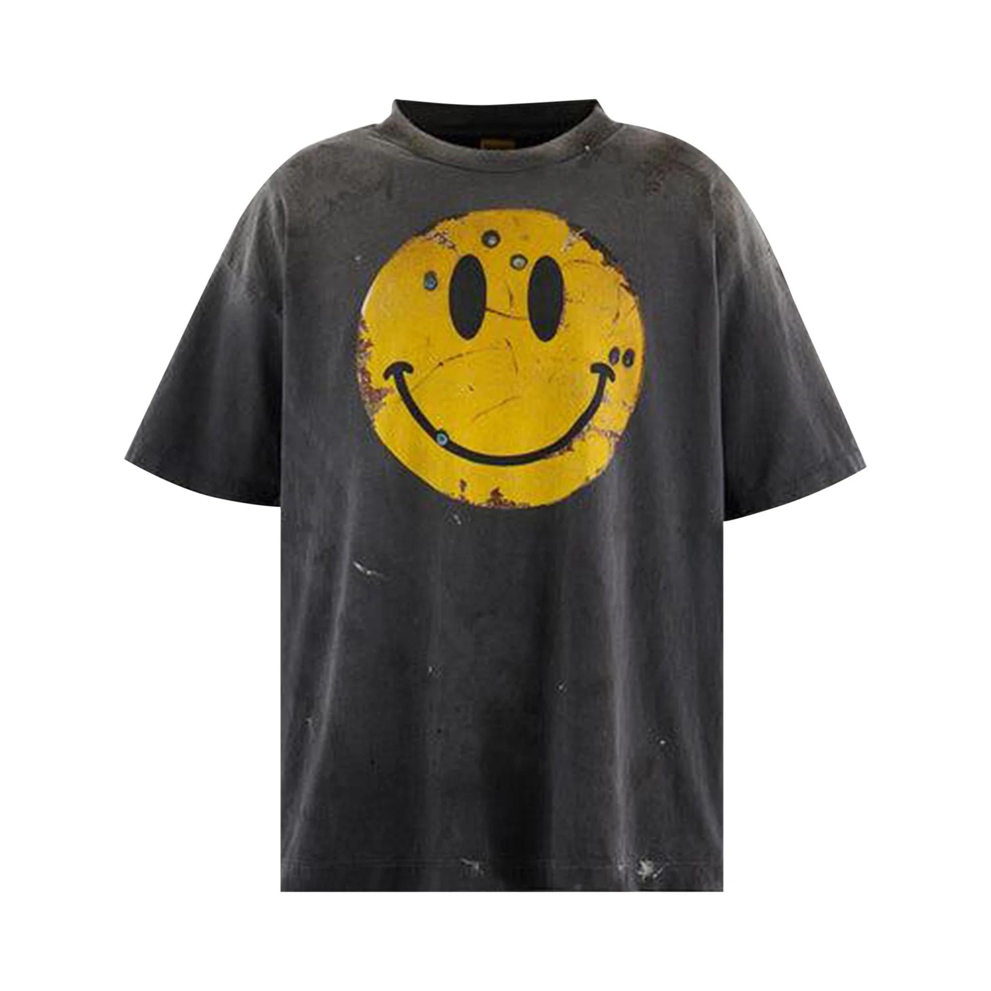 SAINT Mxxxxxx Smile KLF Short Sleeve Tee 'Black' - 1