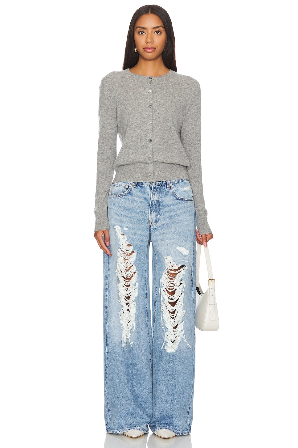 Luna Mid Rise Baggy Wide Leg - 5