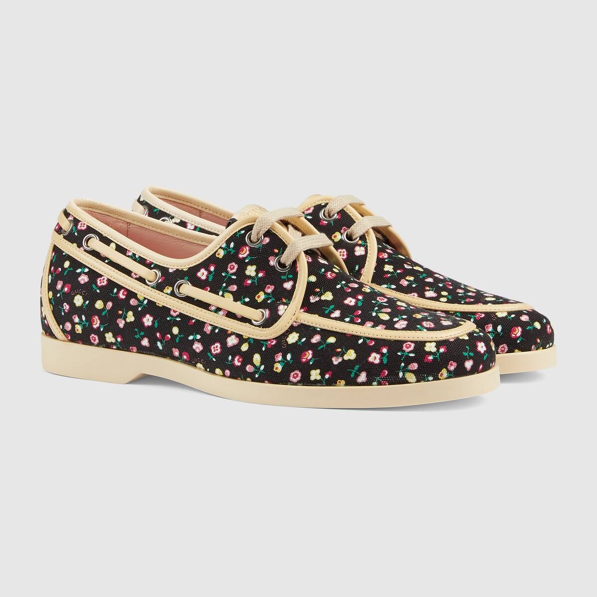 Women's Gucci Liberty floral boat shoe - 2