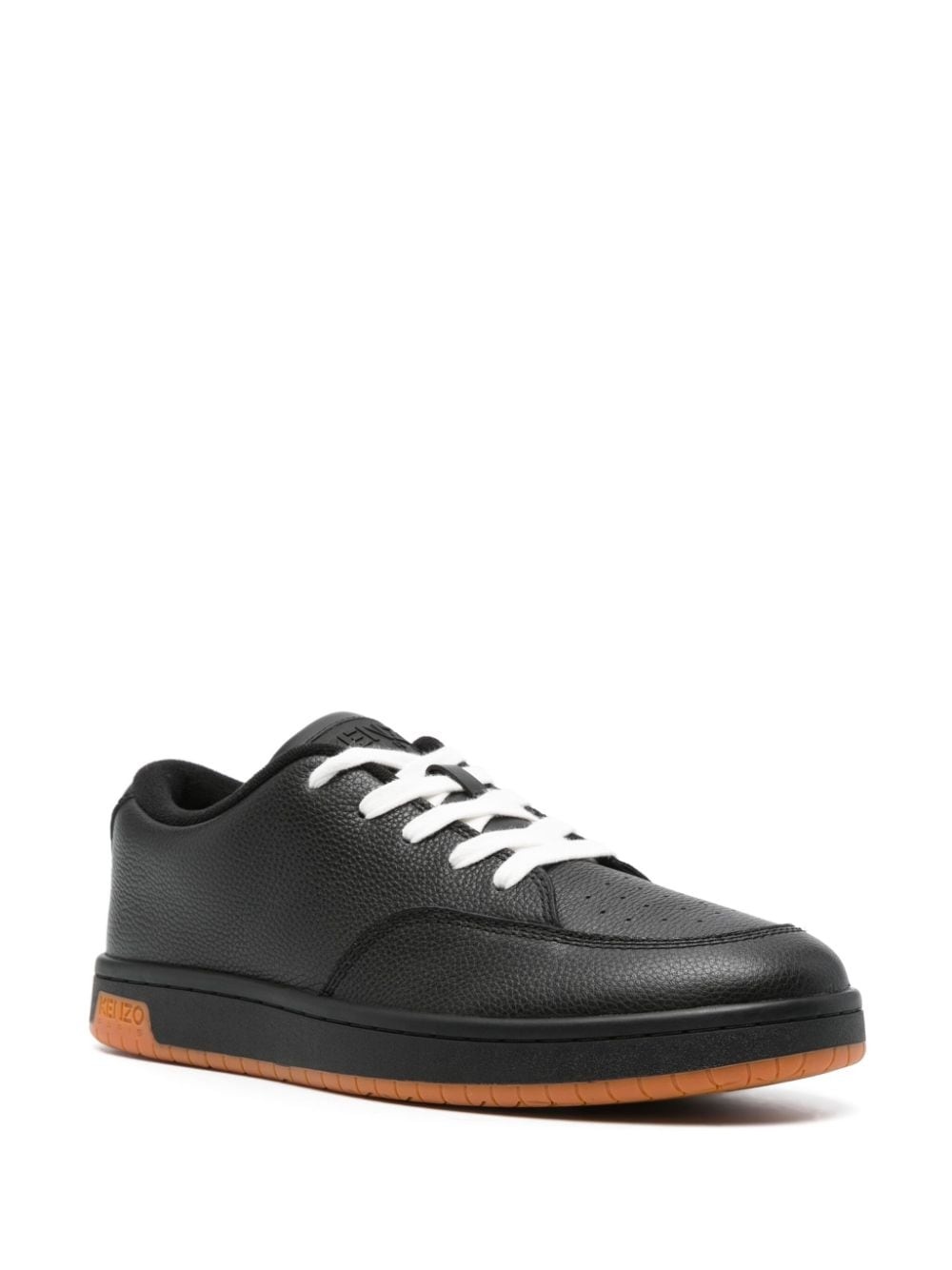 Kenzo-Dome grained leather sneakers - 2