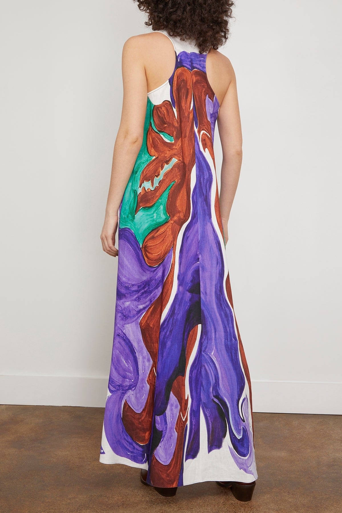 Rainbow Flames Dress in Rainbow Flames - 4