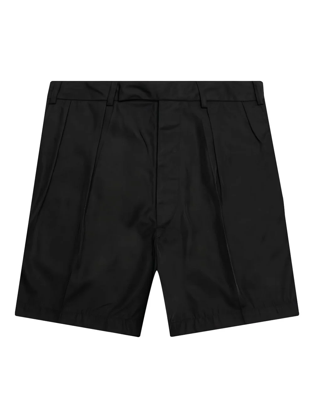double-pleat shorts - 1