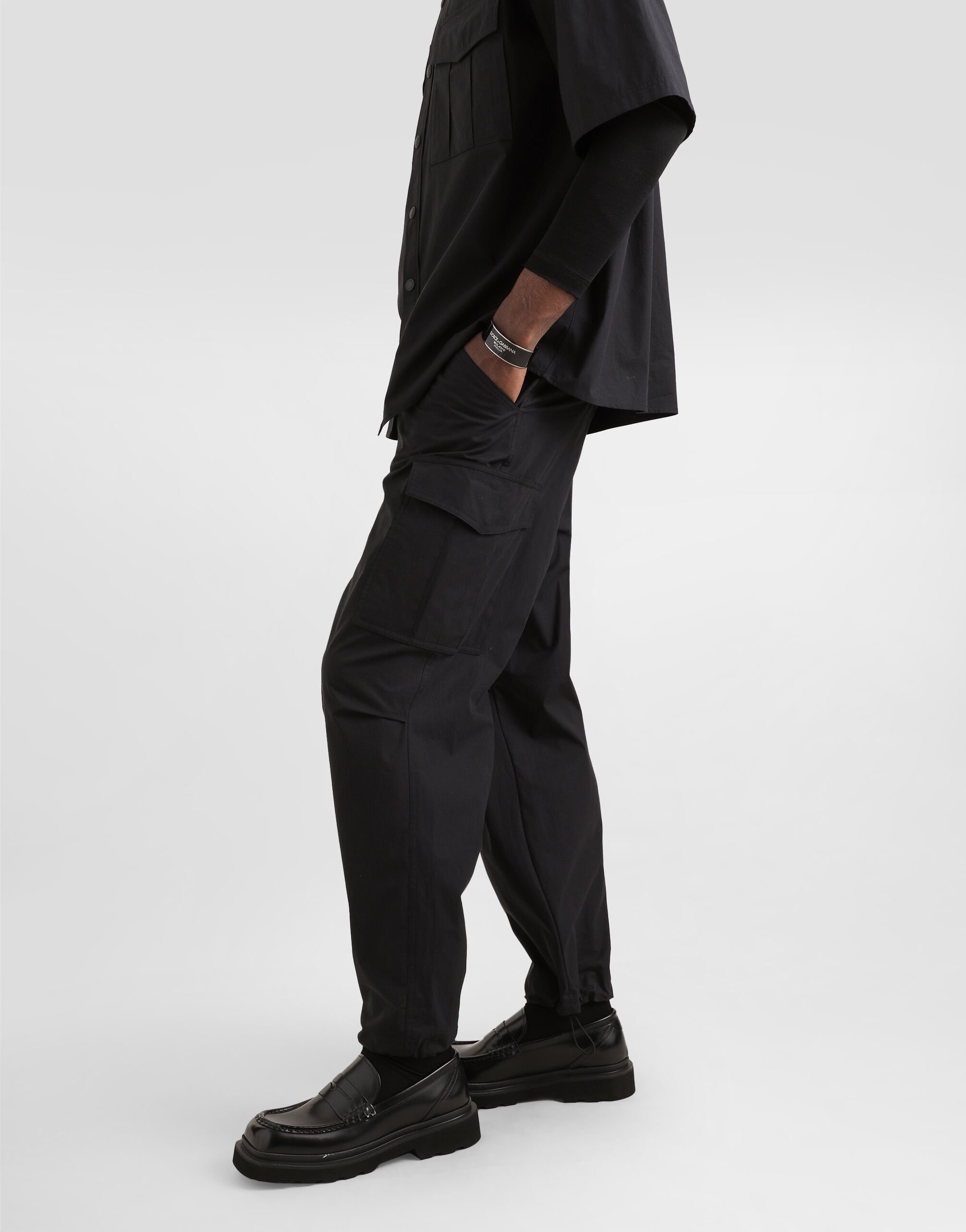 Cotton cargo pants - 4