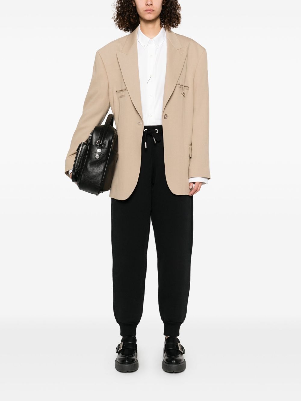 Ami de Coeur-motif track pants - 2