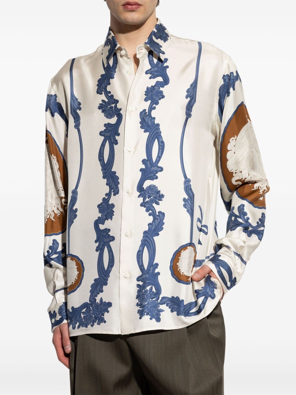 Medusa Cameo-print shirt - 3
