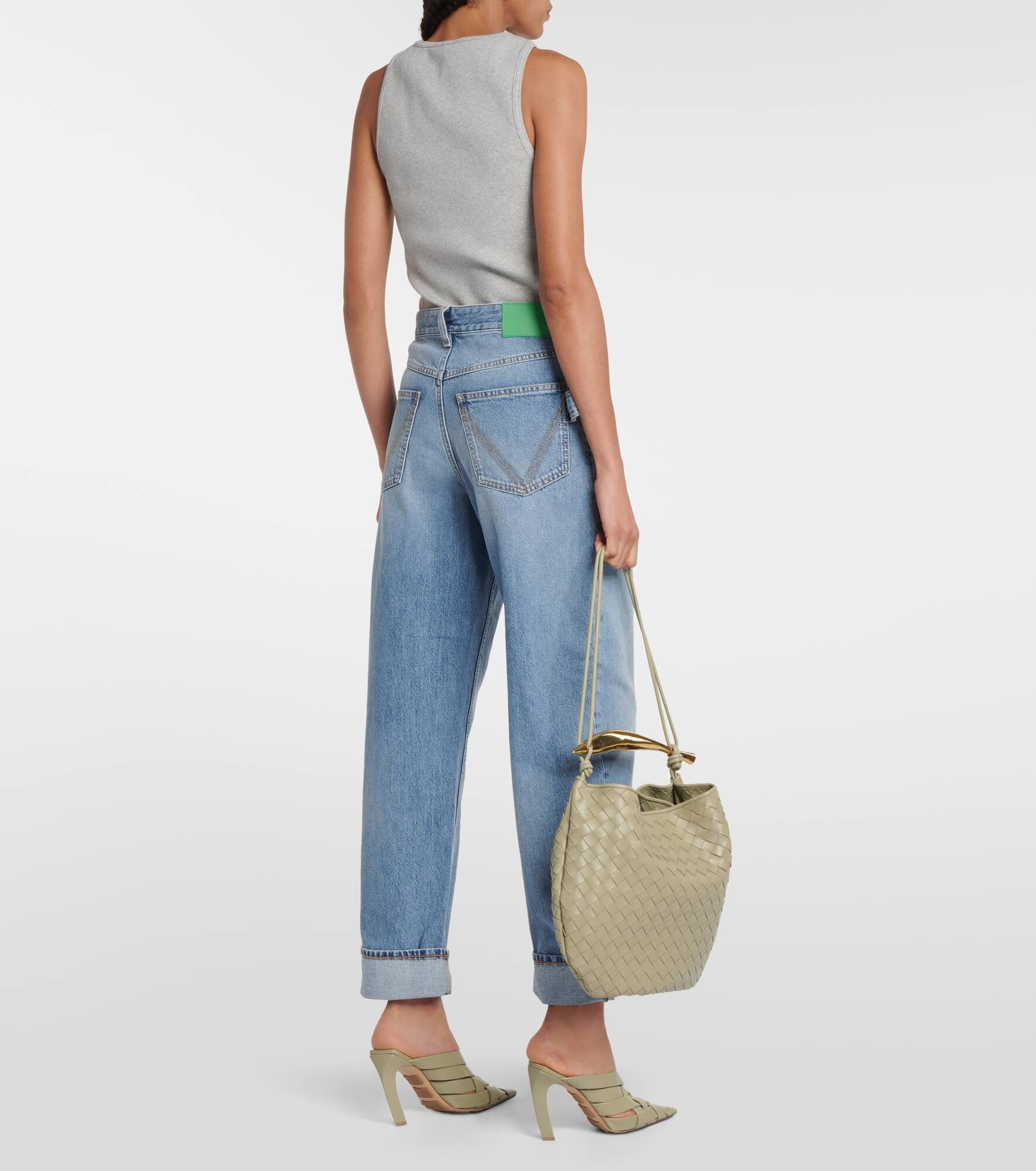 Mid-rise straight jeans - 3