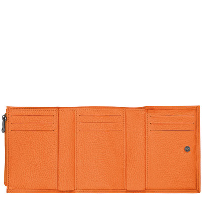 Longchamp Roseau Essential Wallet Orange - Leather outlook