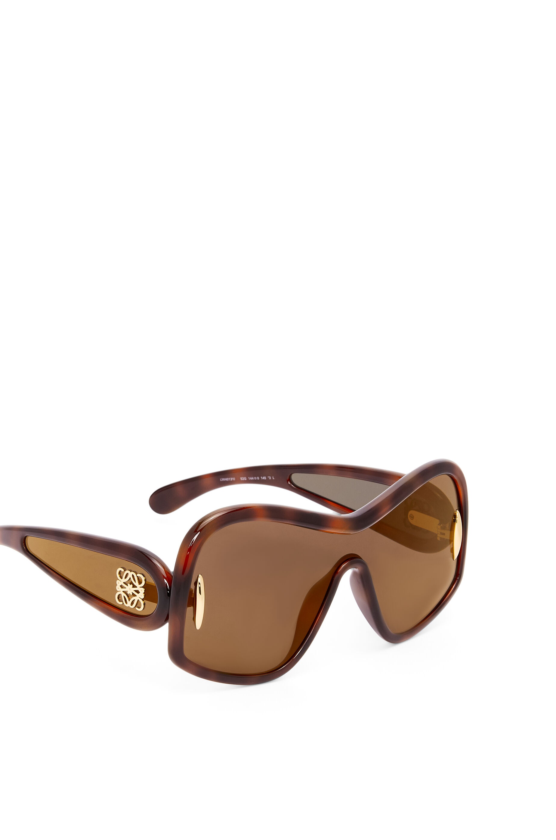Square Mask sunglasses in acetate and nylon - 5