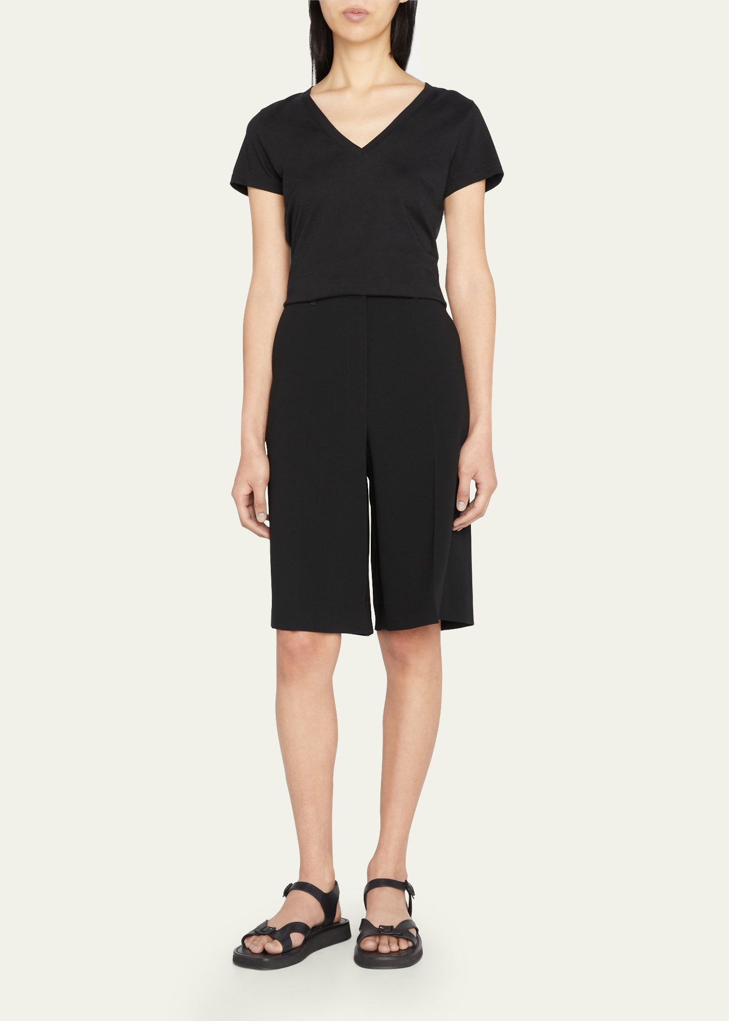 Essential Pima Cotton V-Neck Tee - 2
