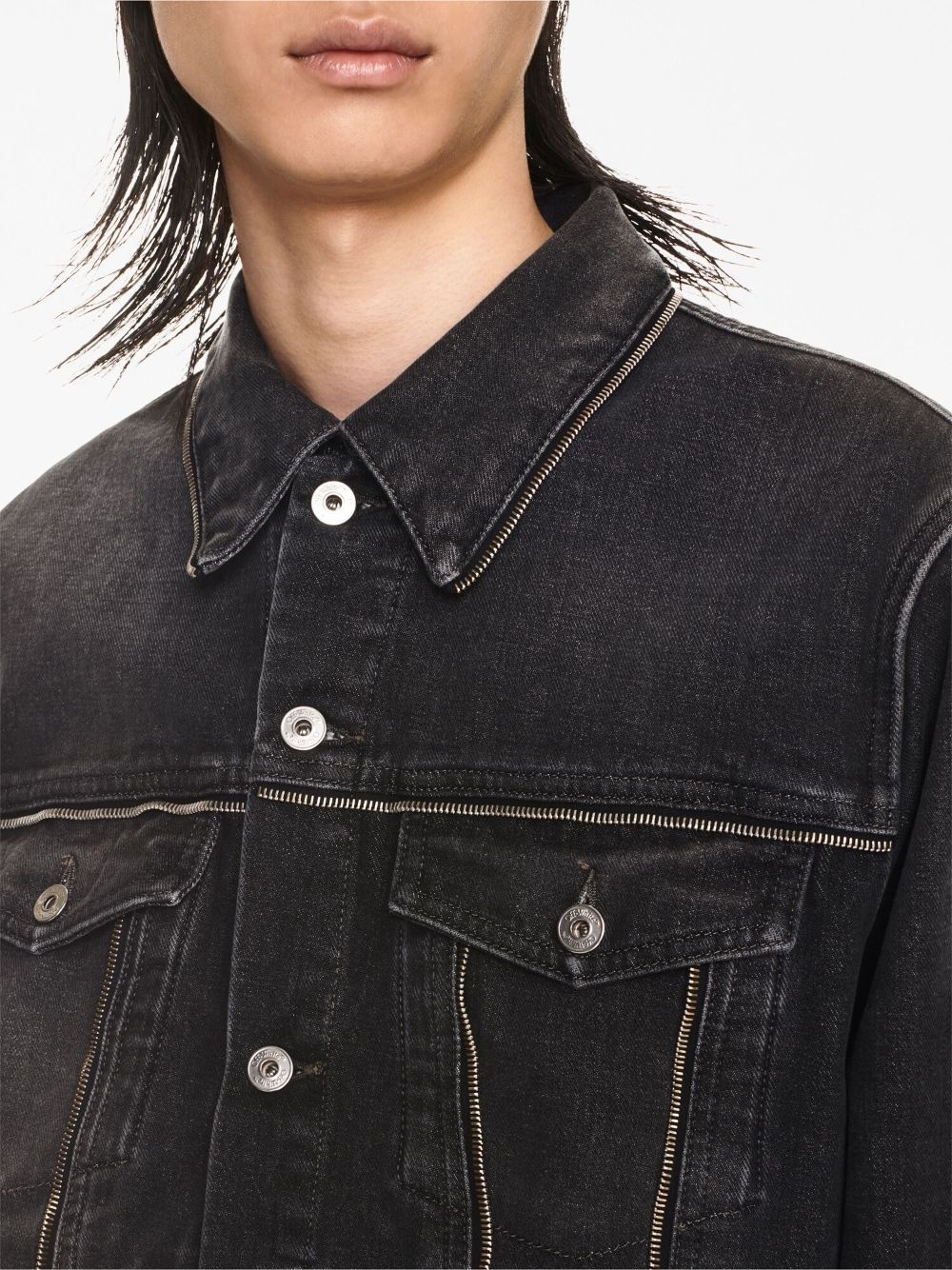 Zip Skate denim jacket - 4