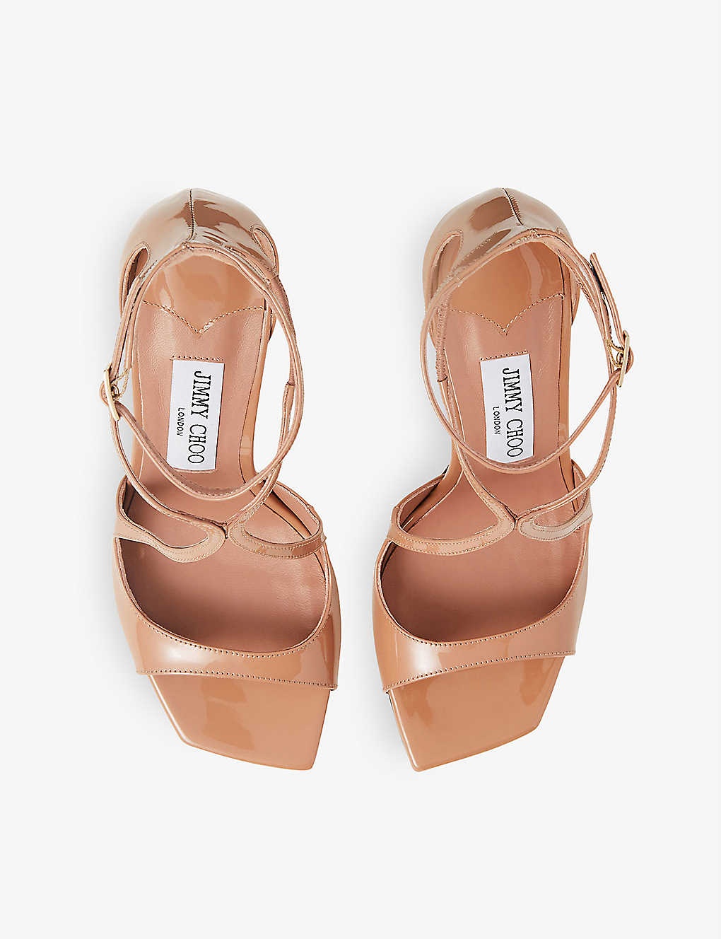 Azia strappy 95 leather heeled sandals - 3