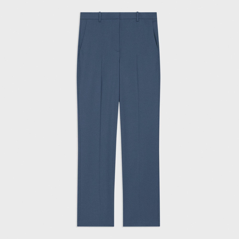High-Waist Straight-Leg Pant in Good Wool 1