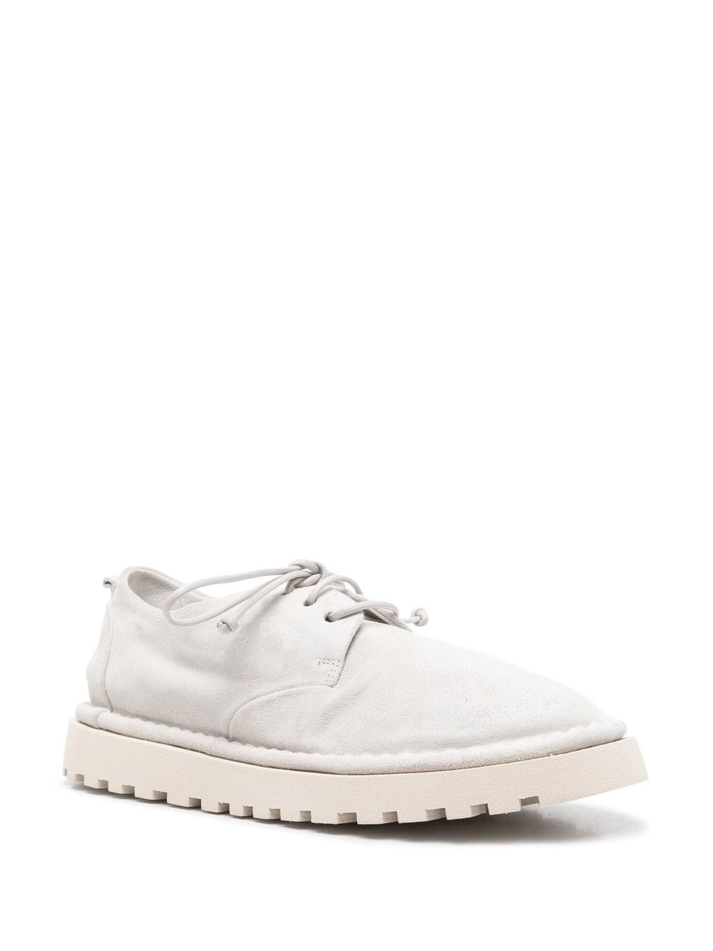 lace-up suede brogues - 2
