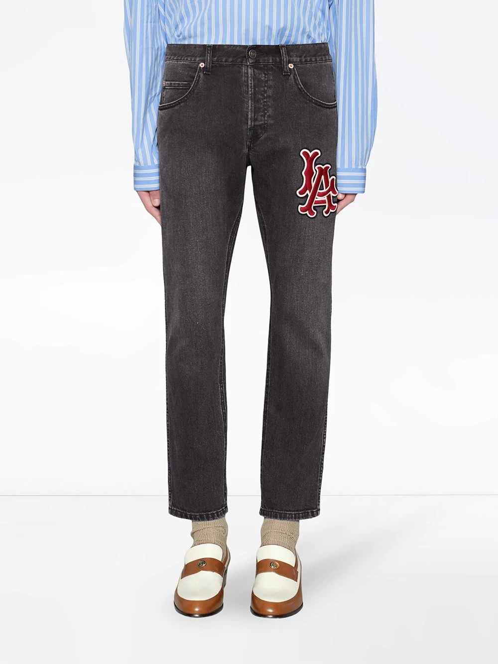 Denim pant with LA Angels™ patch - 3