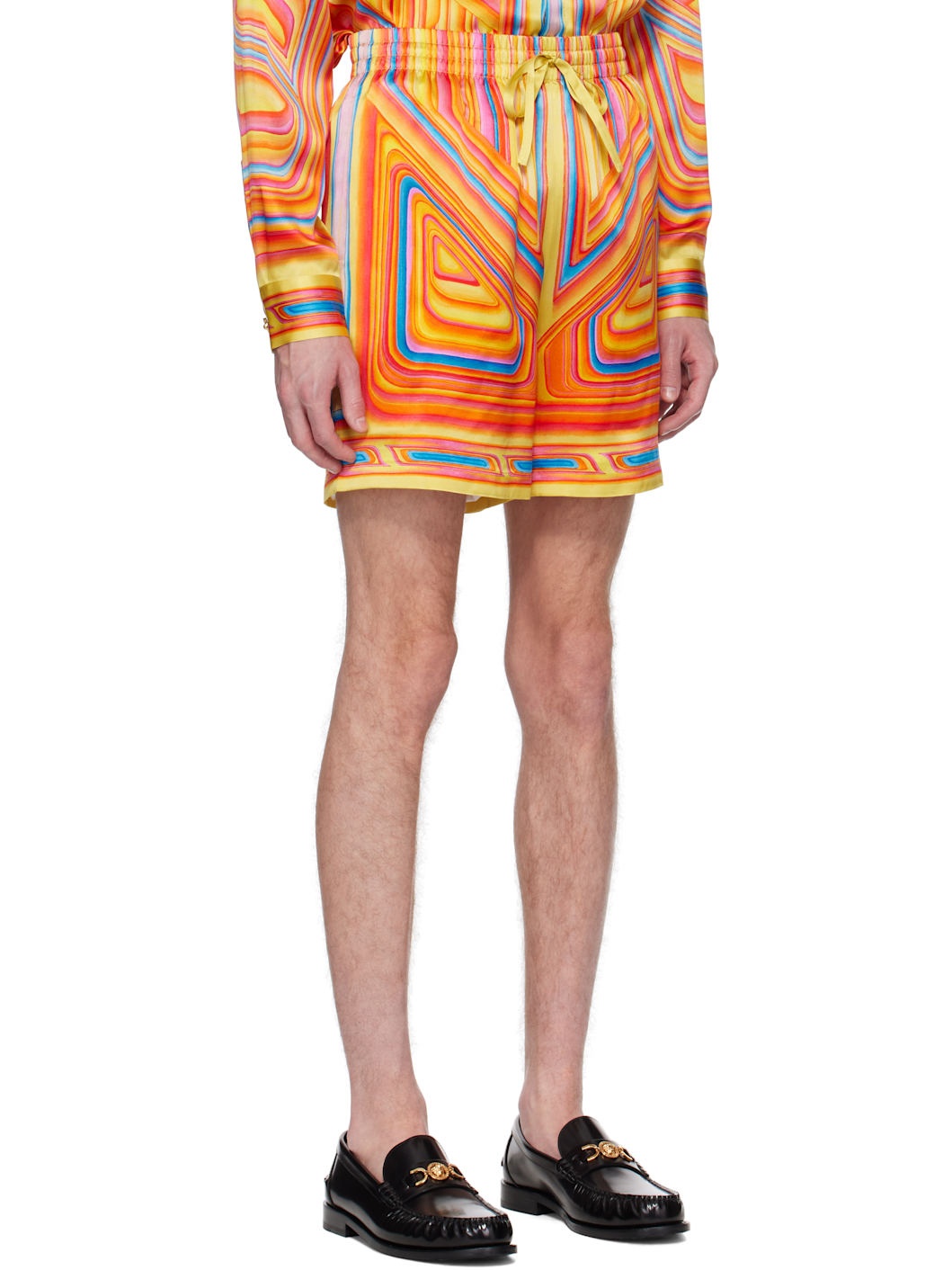 Multicolor Low Rider Silk Shorts - 2