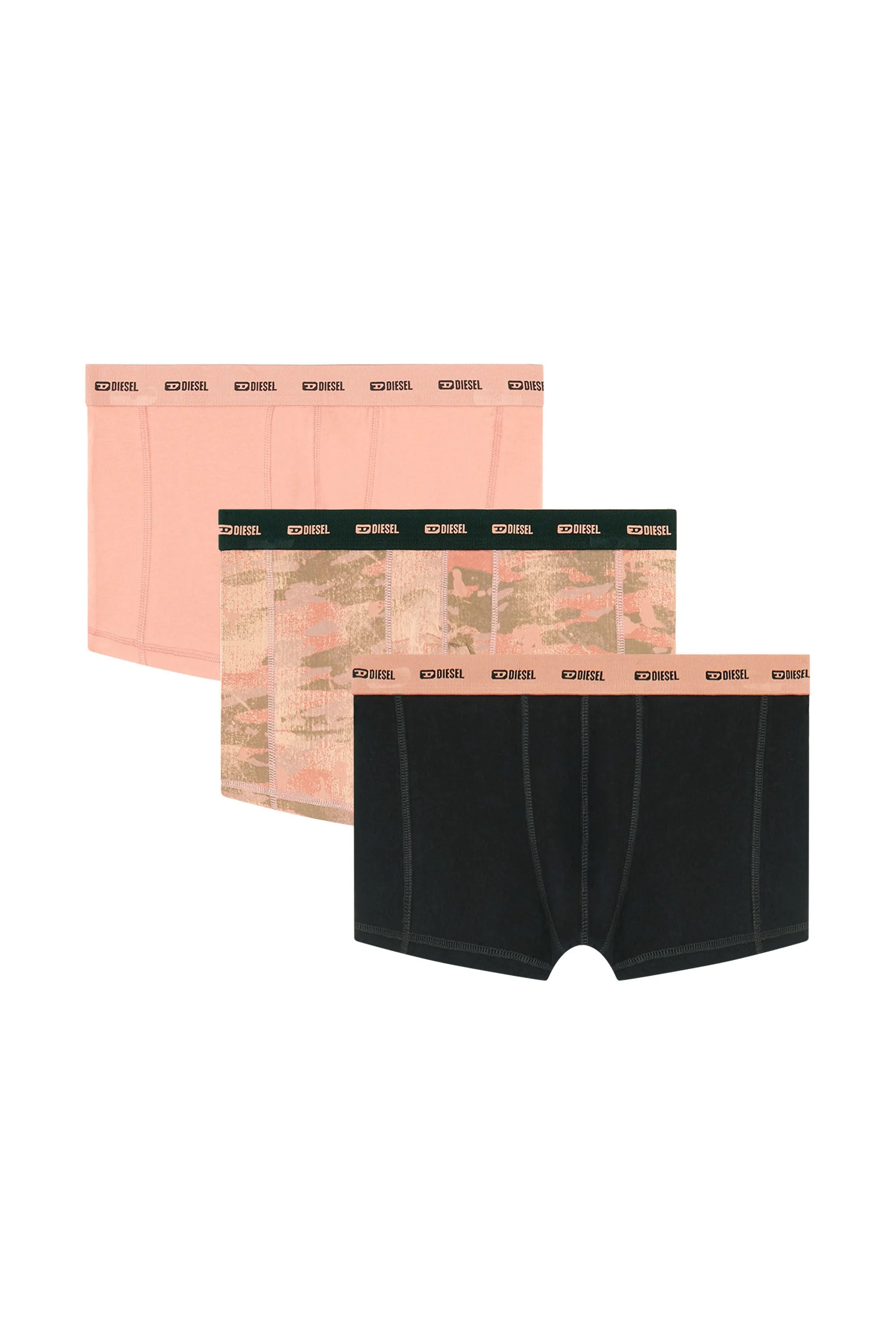 THREE-PACK OF BOXER BRIEFS PLAIN AND CAMO - 1