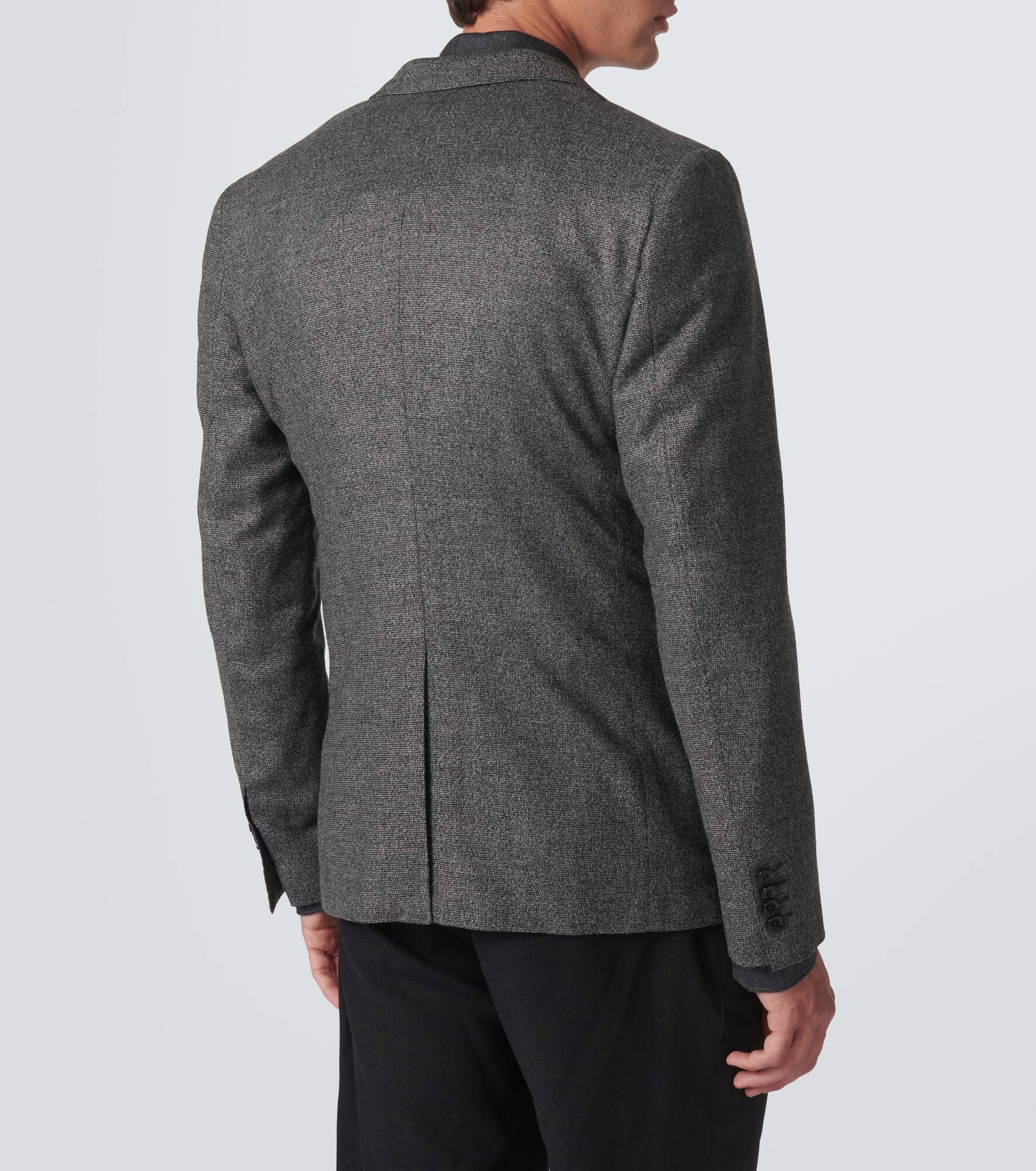 Wool-blend suit jacket - 4