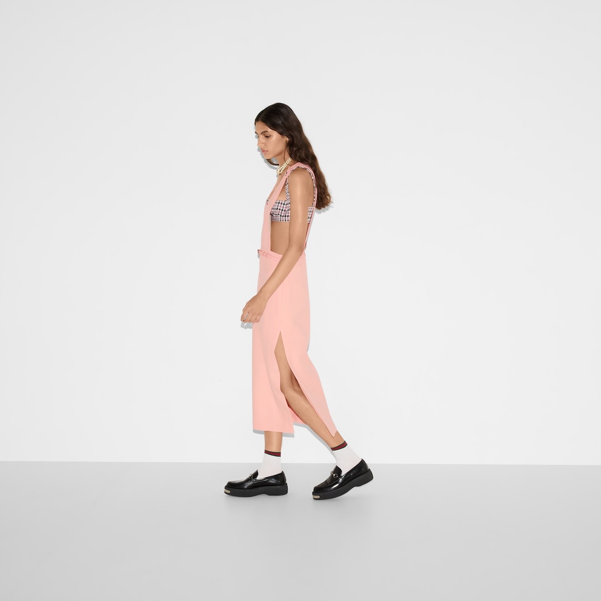 Wool silk crêpe dress - 6