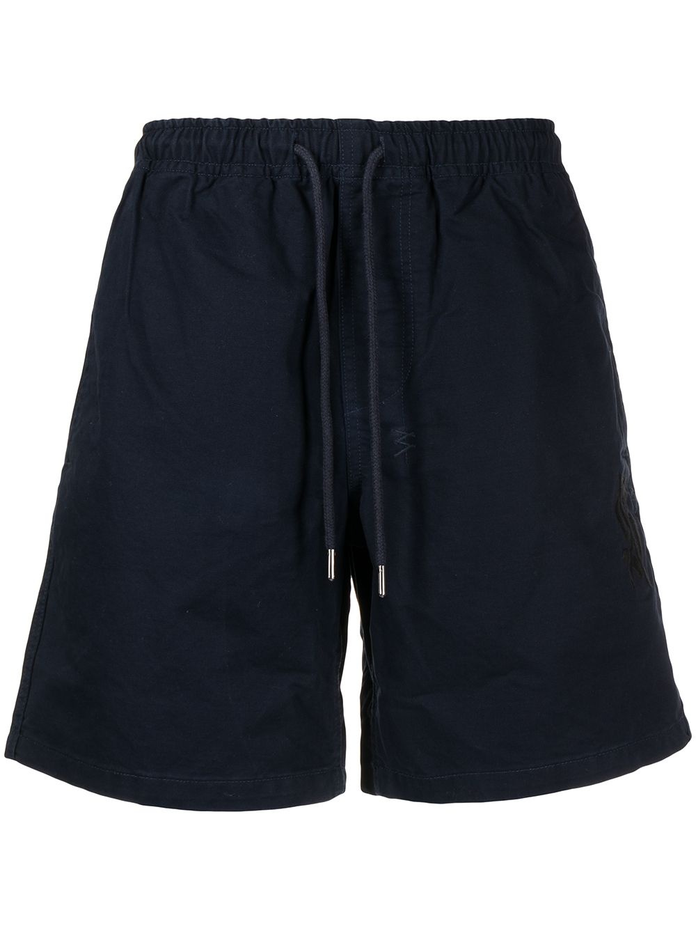 elasticated waistband track shorts - 1