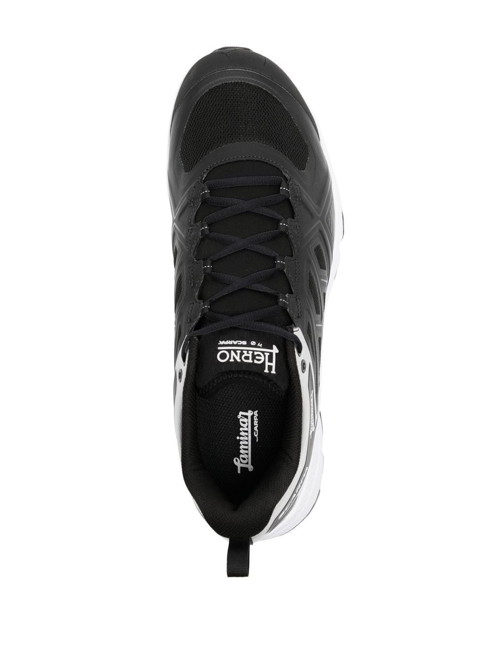 metallic-effect detail trainers - 4