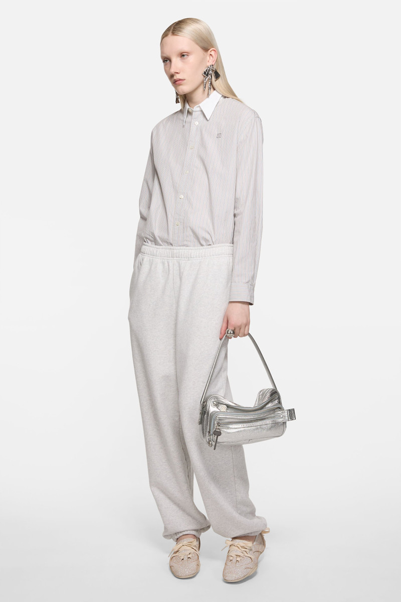 Acne Studios Cotton sweatpants - Pale Grey Melange outlook