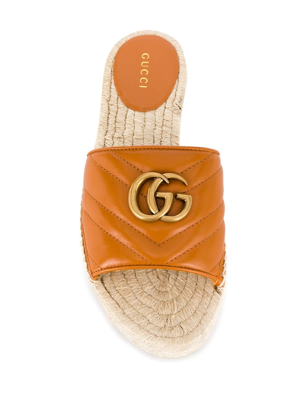 GG logo espadrille style sandals - 4