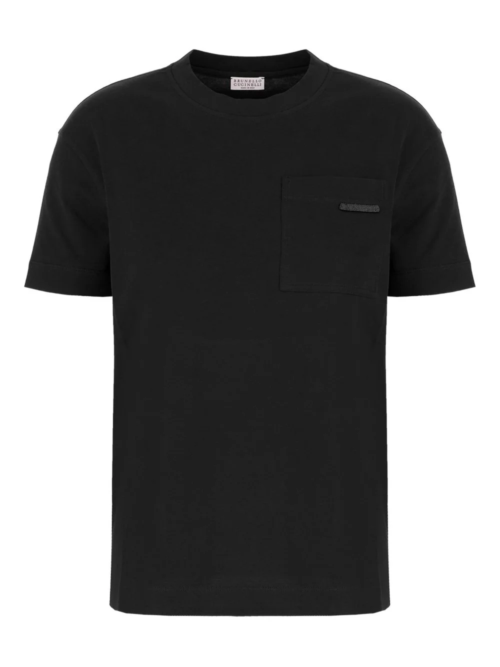 pocket embellished T-shirt - 1