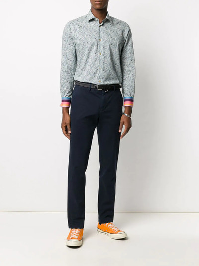 Paul Smith floral-print cotton shirt outlook