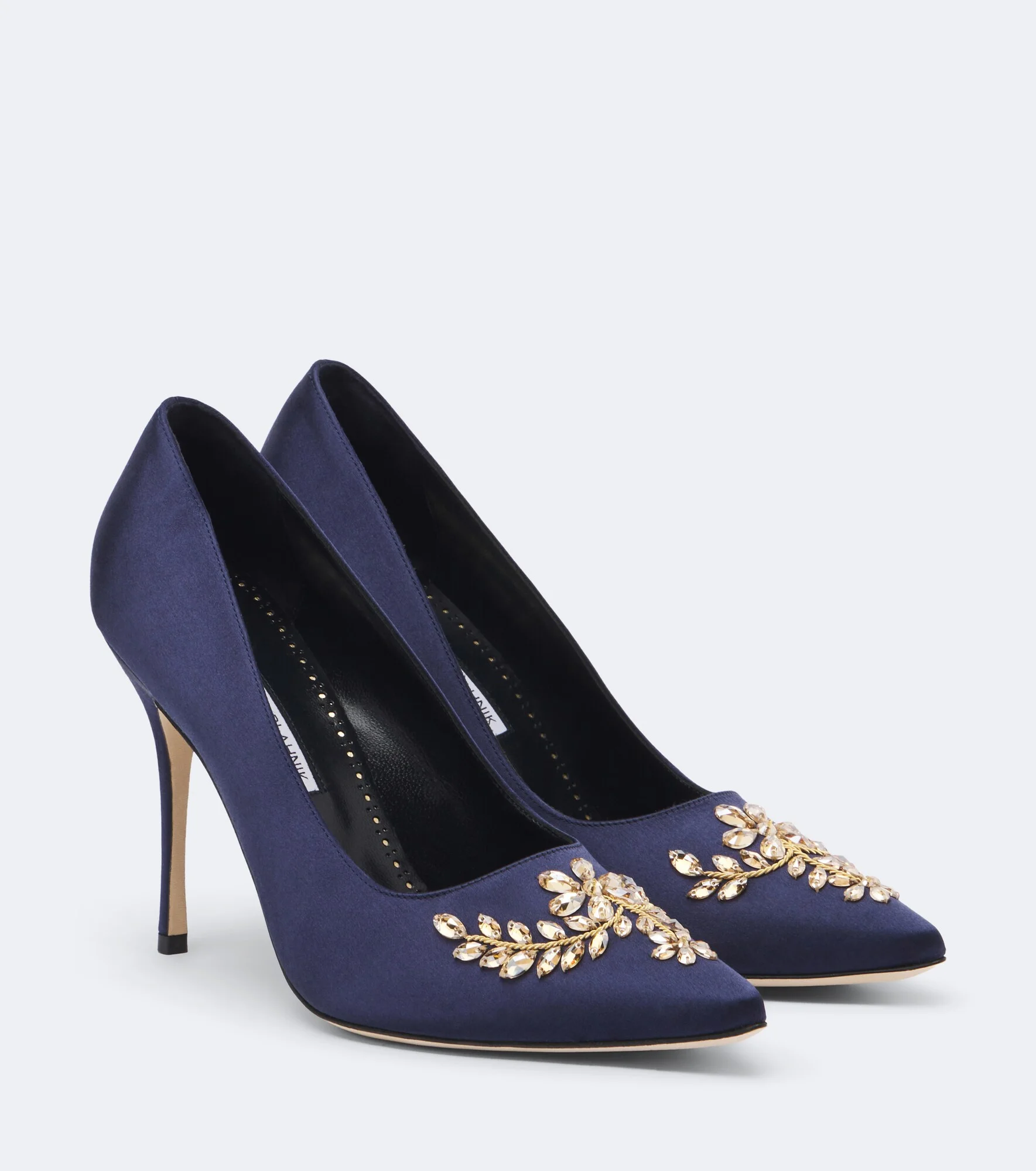 Pasadis embellished satin pumps - 1
