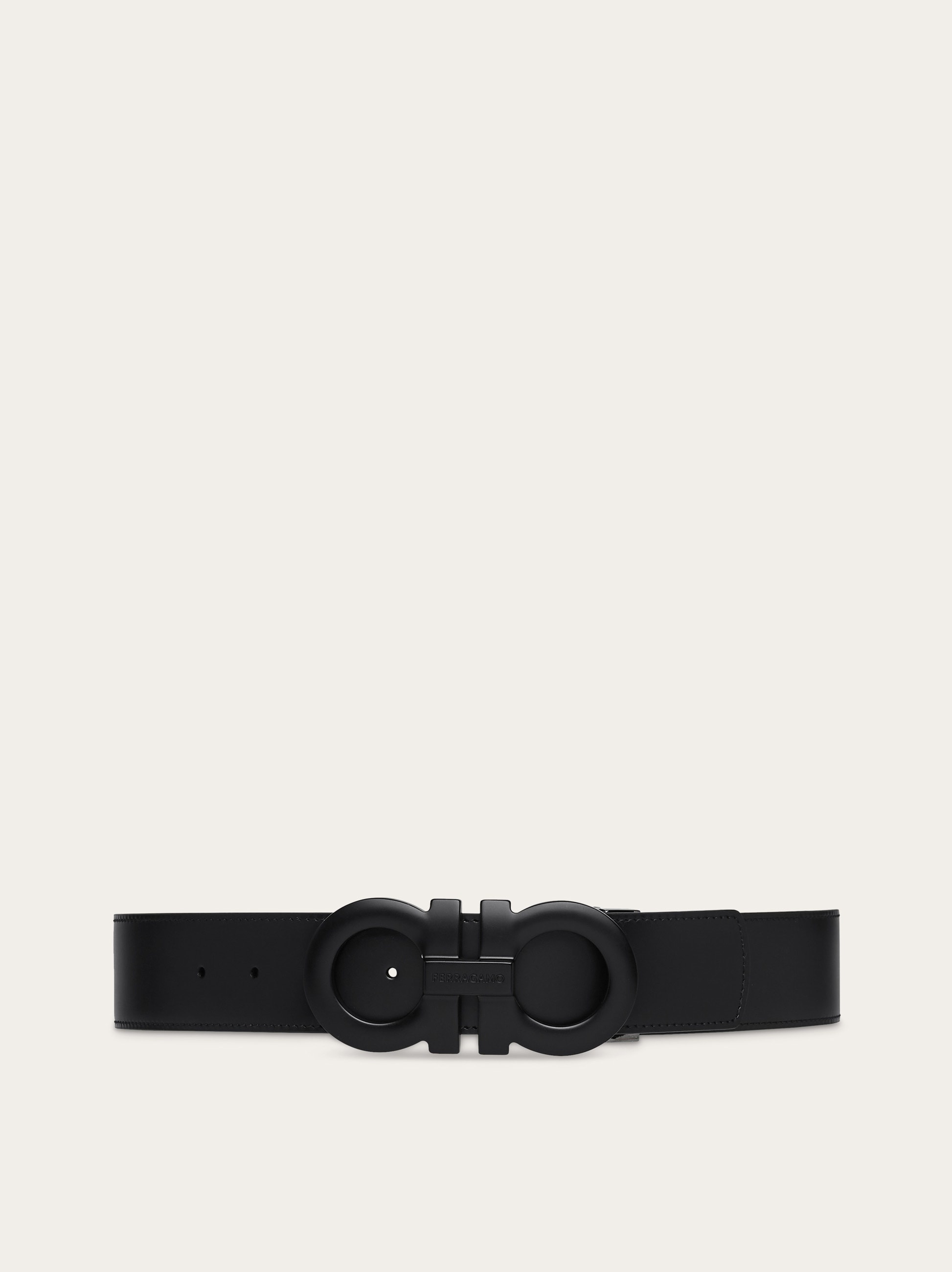 Reversible and adjustable Gancini belt - 1