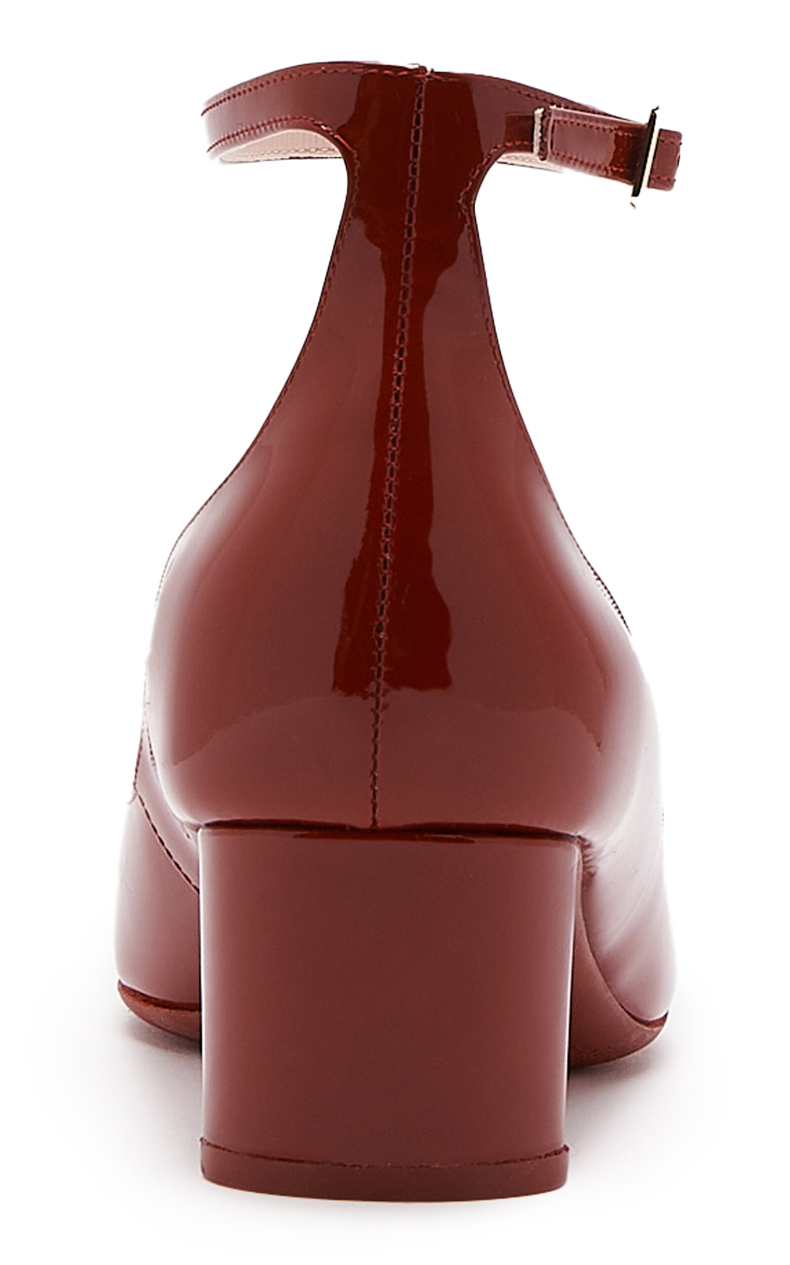 Roundy Lacquered Leather Pumps red - 4