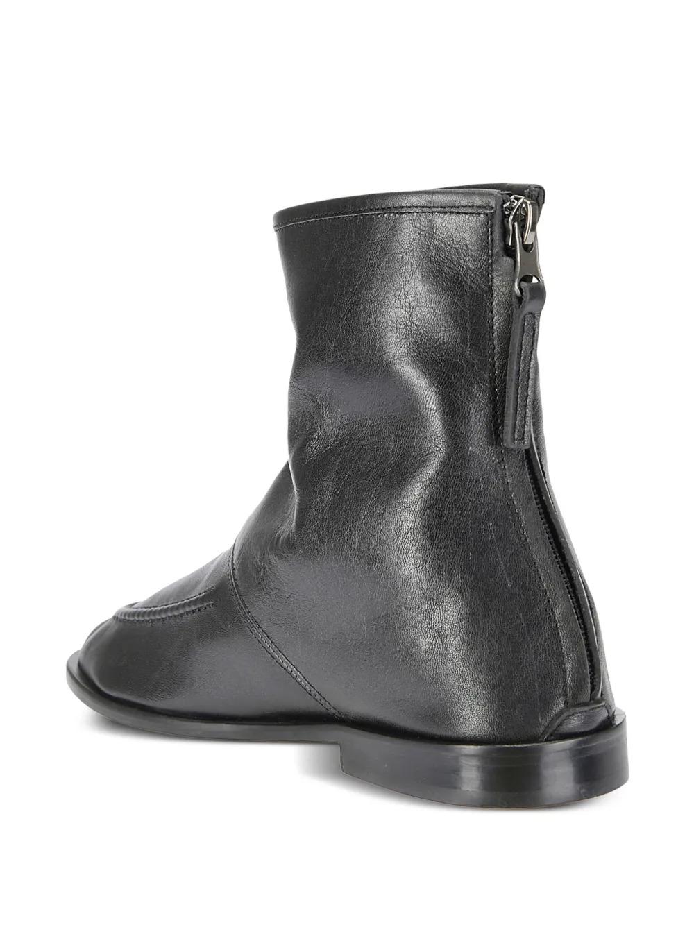 HEREU - Women Soft Ankle Boot With Front Seam Detail - 3