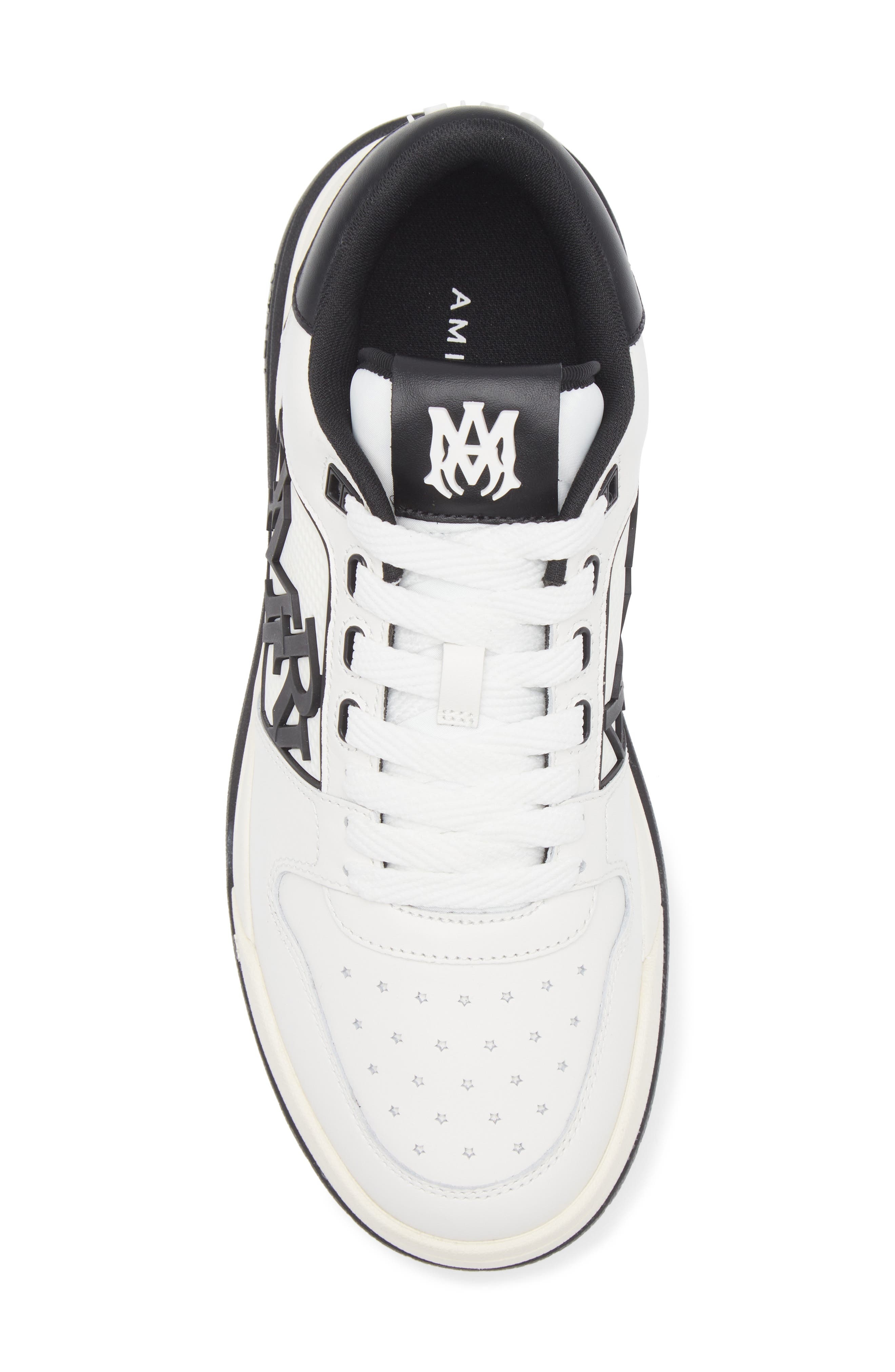 AMIRI Classic Low Top Sneaker in White Black at Nordstrom - 5
