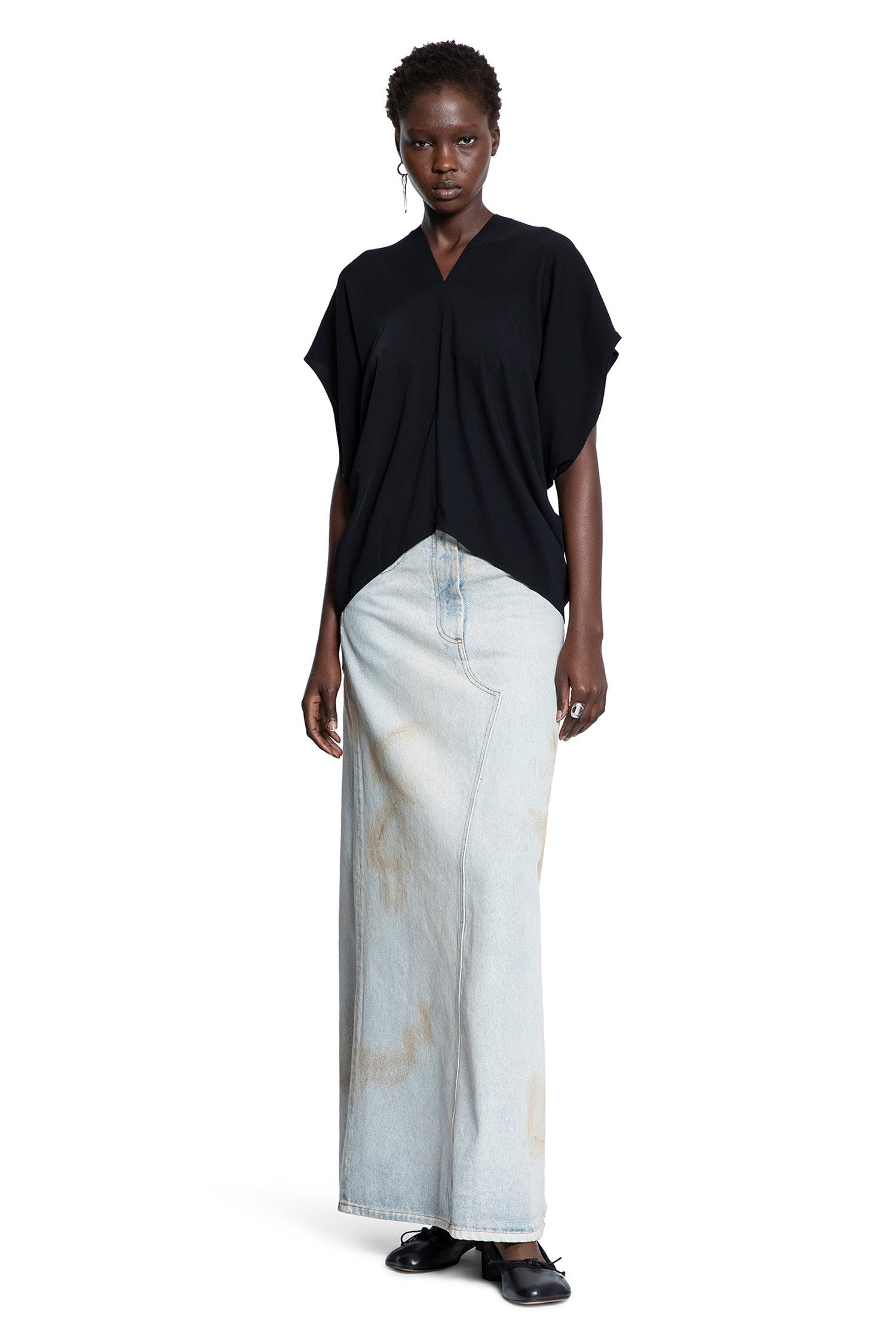 Draped-V-Neck-Top - 5