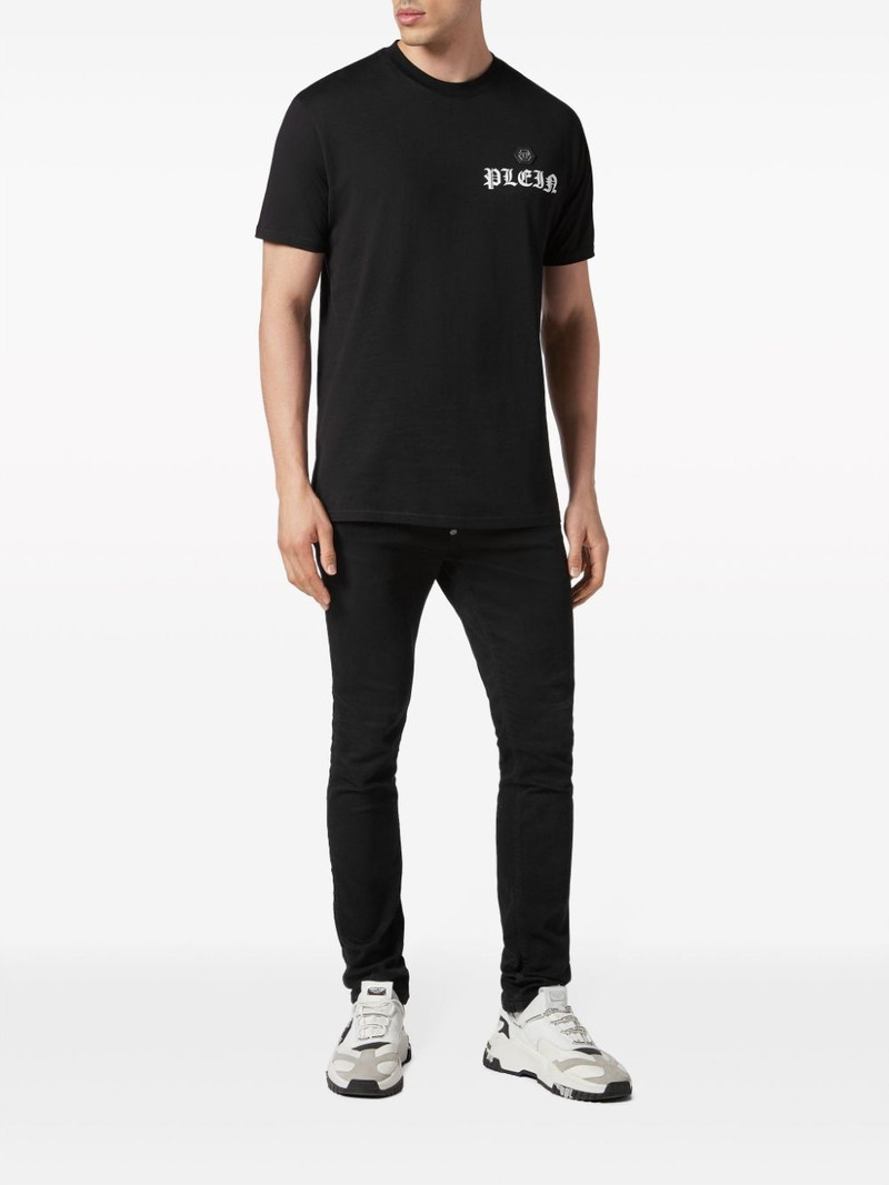 PHILIPP PLEIN skull 크리스탈 목걸이 티셔츠 outlook