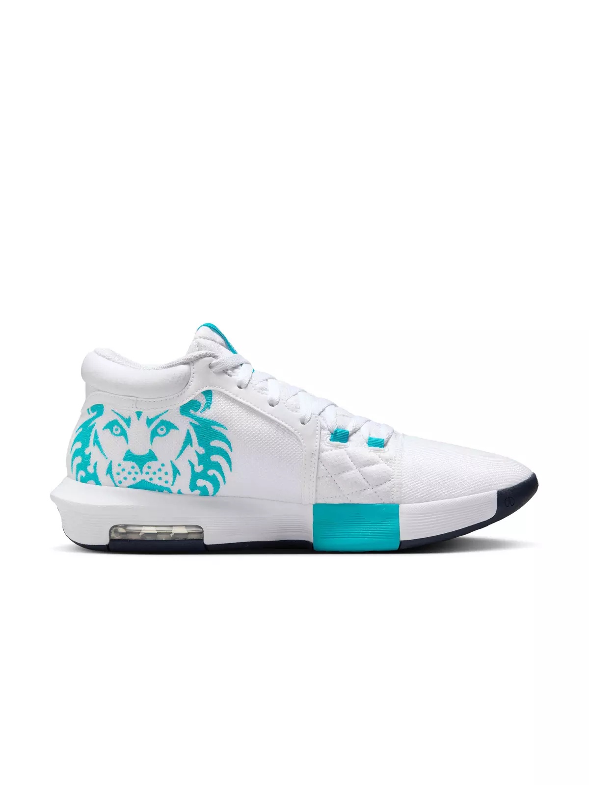 LeBron Witness VIII "White/Dusty Cactus/Obsidian" Men's Basketball Shoe - 1