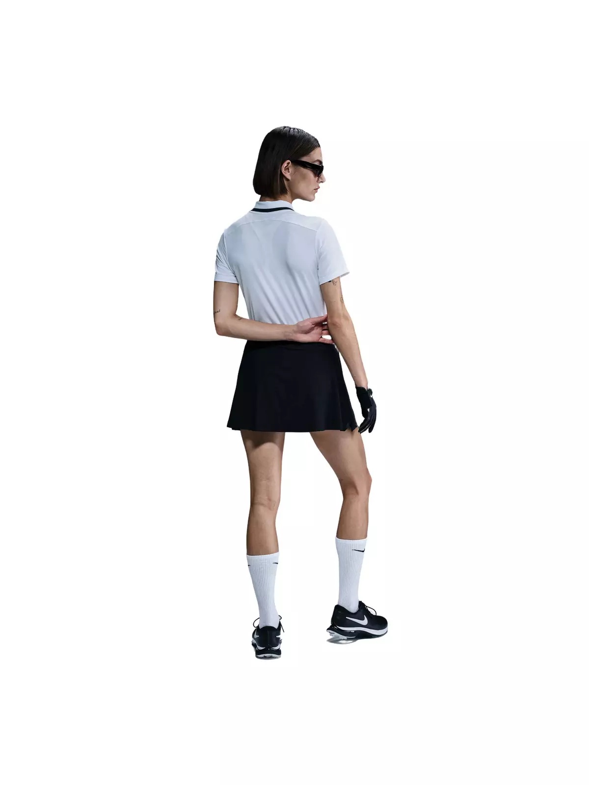 Women's Dri-FIT Tour Short-Sleeve Golf Polo -White - 5