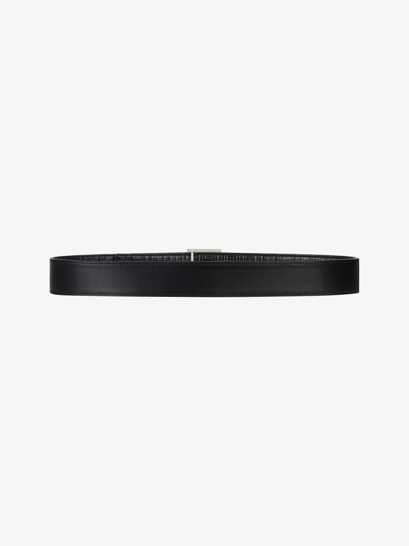 4G REVERSIBLE BELT IN LEATHER AND 4G COATED CANVAS 5