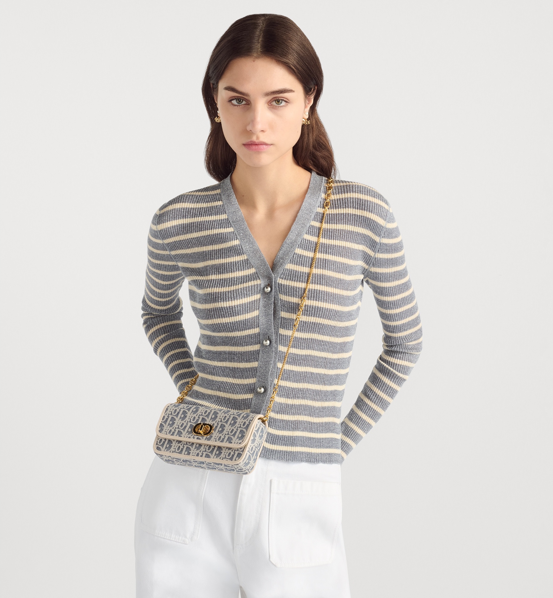 Small Miss Caro Pouch with Chain - 7
