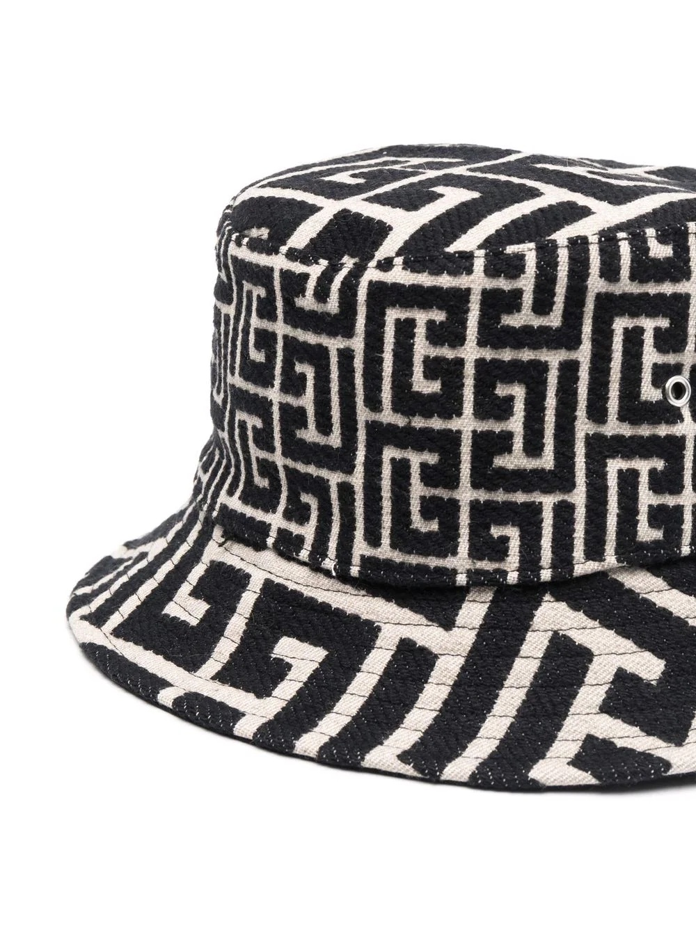 reversible monogram-print bucket hat - 2